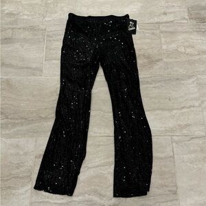 Art class full sequin black pant XL girls nwt